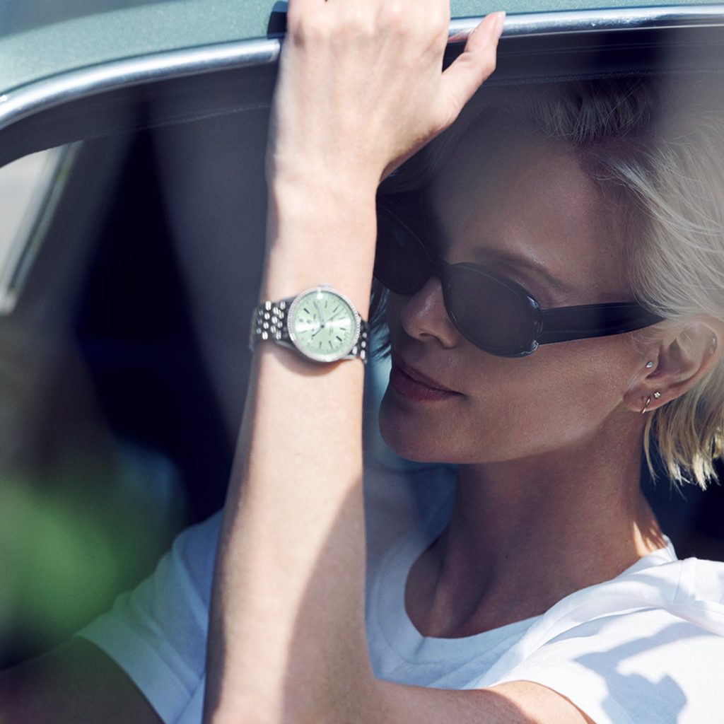 Charlize Theron Breitling Navitimer