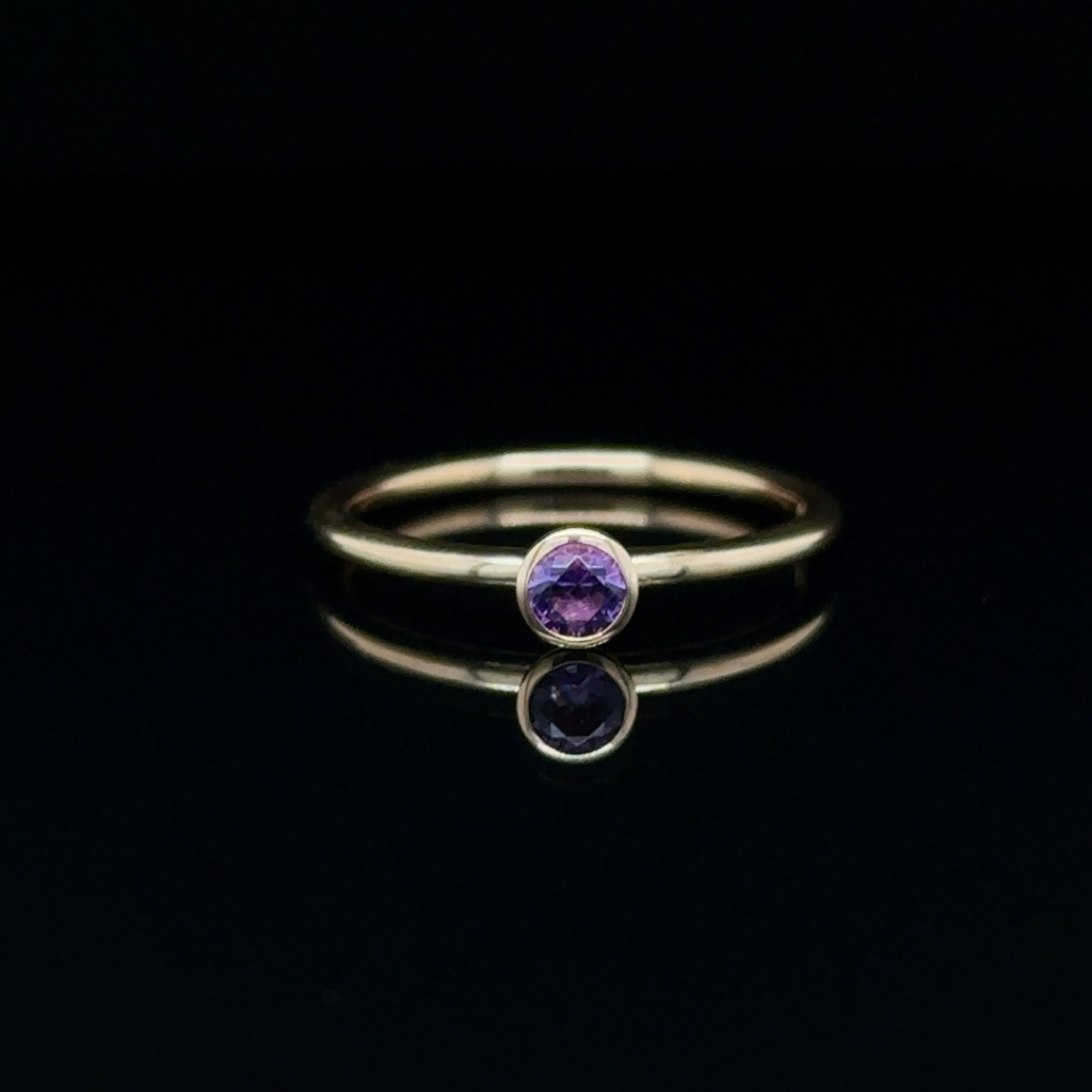 Marion Knorr Mond Ring Amethyst