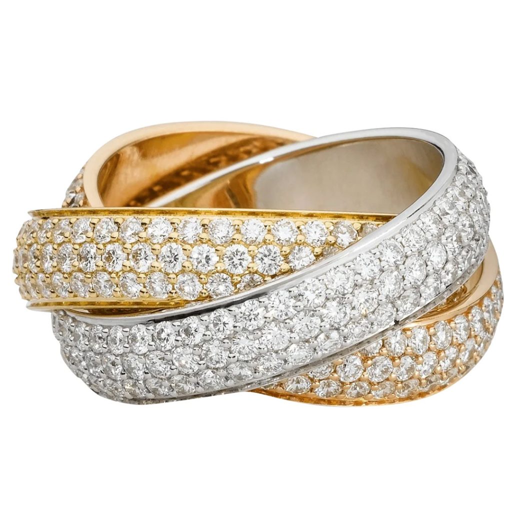 Cartier Trinity Ring Diamanten
